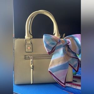 Aldo yellow square purse